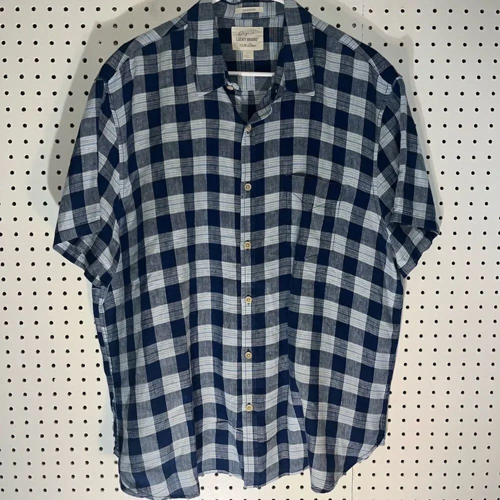 Lucky Brand button down linen shirt